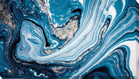 Discovering the versatility of marble paint swirls in mixed media art